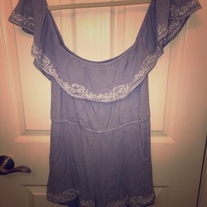 Franseca’s off the shoulder romper
